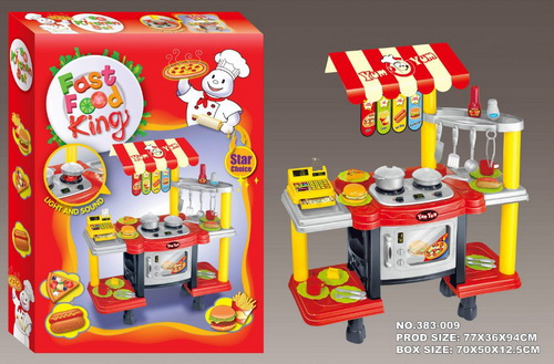Большая игровая кухня "King FastFood" 383-009