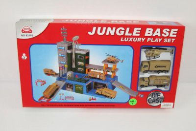 Игра-парковка "Военная база в джунглях"